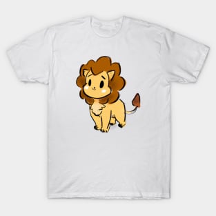 Cute Lion Drawing T-Shirt